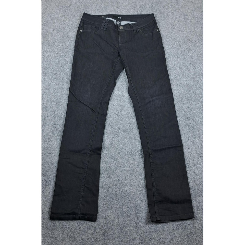ANA New Approch womens jeans Straight Fit‎ size 6 black Mid Rise (32X31)